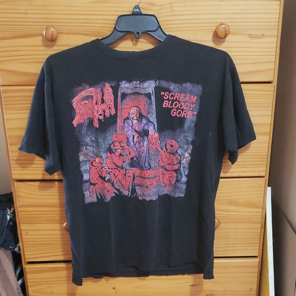 VINTAGE(Y2K) DEATH "Scream Bloody Gore!" Shirt.